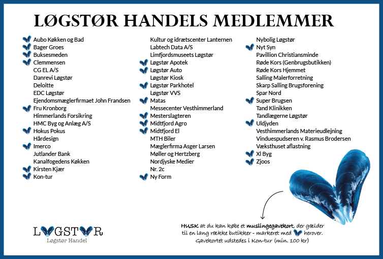 Løgstør Handels medlemmer annonce 2020