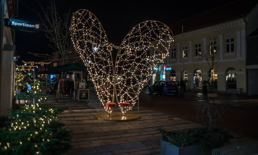 Julemusling - juledekoration i Løgstør