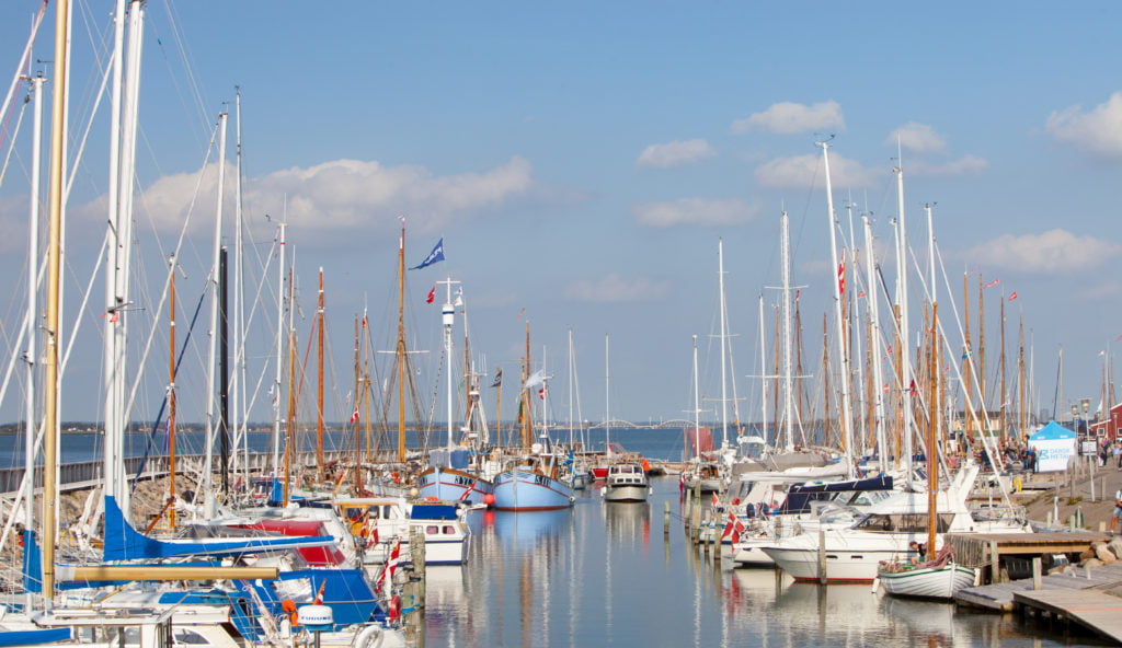 Løgstør havn sommer