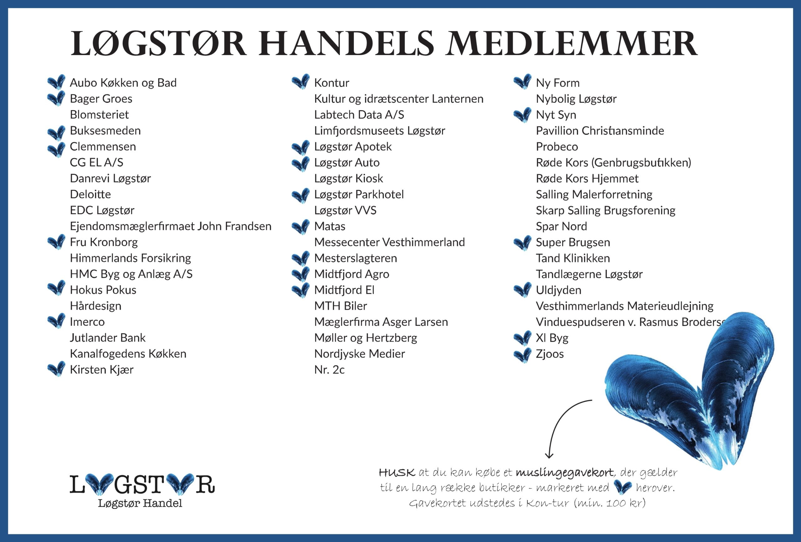 Løgstør Handels medlemmer annonce maj 2021